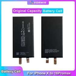 10pcs/lot Rechargeable Battery Cell No Flex For iPhone 11 12 13 14 15PM Phone Batteri Replacement Parts To Solve Message Pop-up