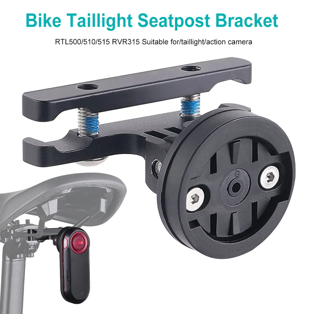 Bike Taillight Seatpost Bracket Adjustable Angle Bicycle Tail Light Saddle Mount MTB Bike Light Holder for Garmin Varia Radar