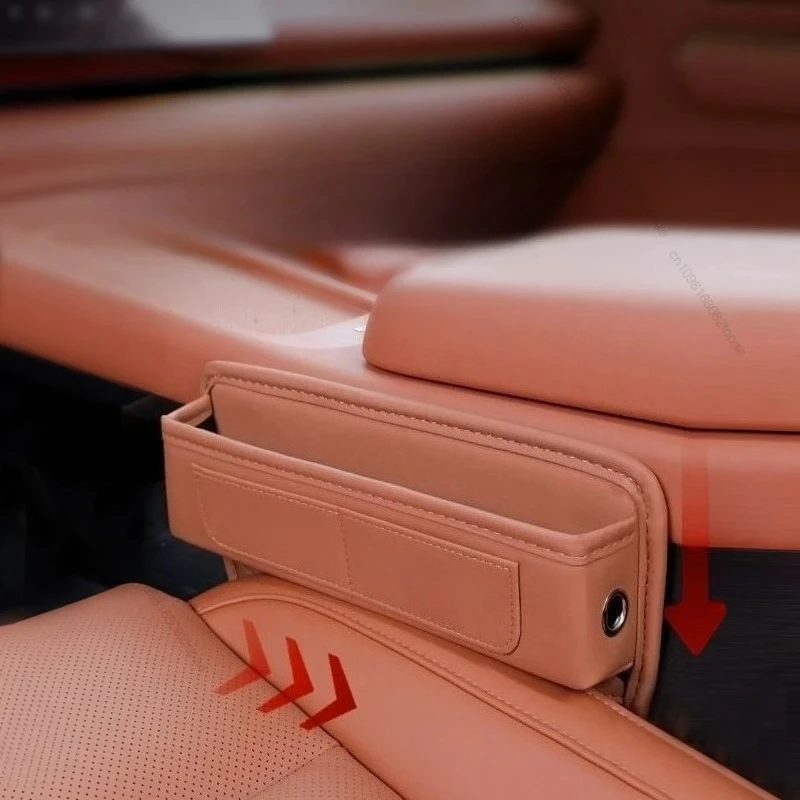 ل Leapmotor C10 مقعد السيارة الفجوة شق صندوق تخزين كأس الهاتف مفتاح جيب حقيبة جلدية اكسسوارات السيارات الداخلية