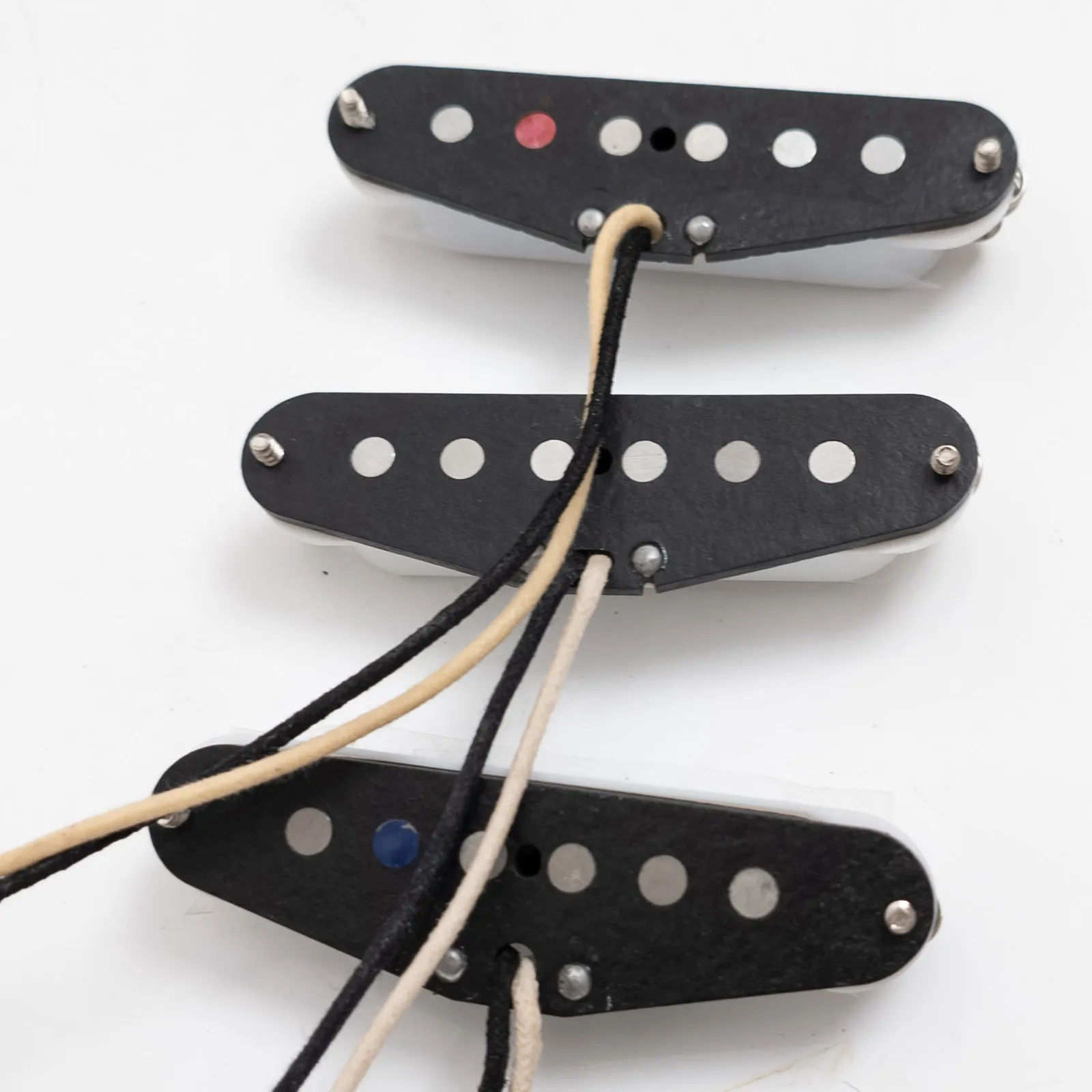 Vintage Alnico 5 SSS Single Coil Pickup Set for Strat Style Electric Guitar Replacement Parts Compatible with Strat