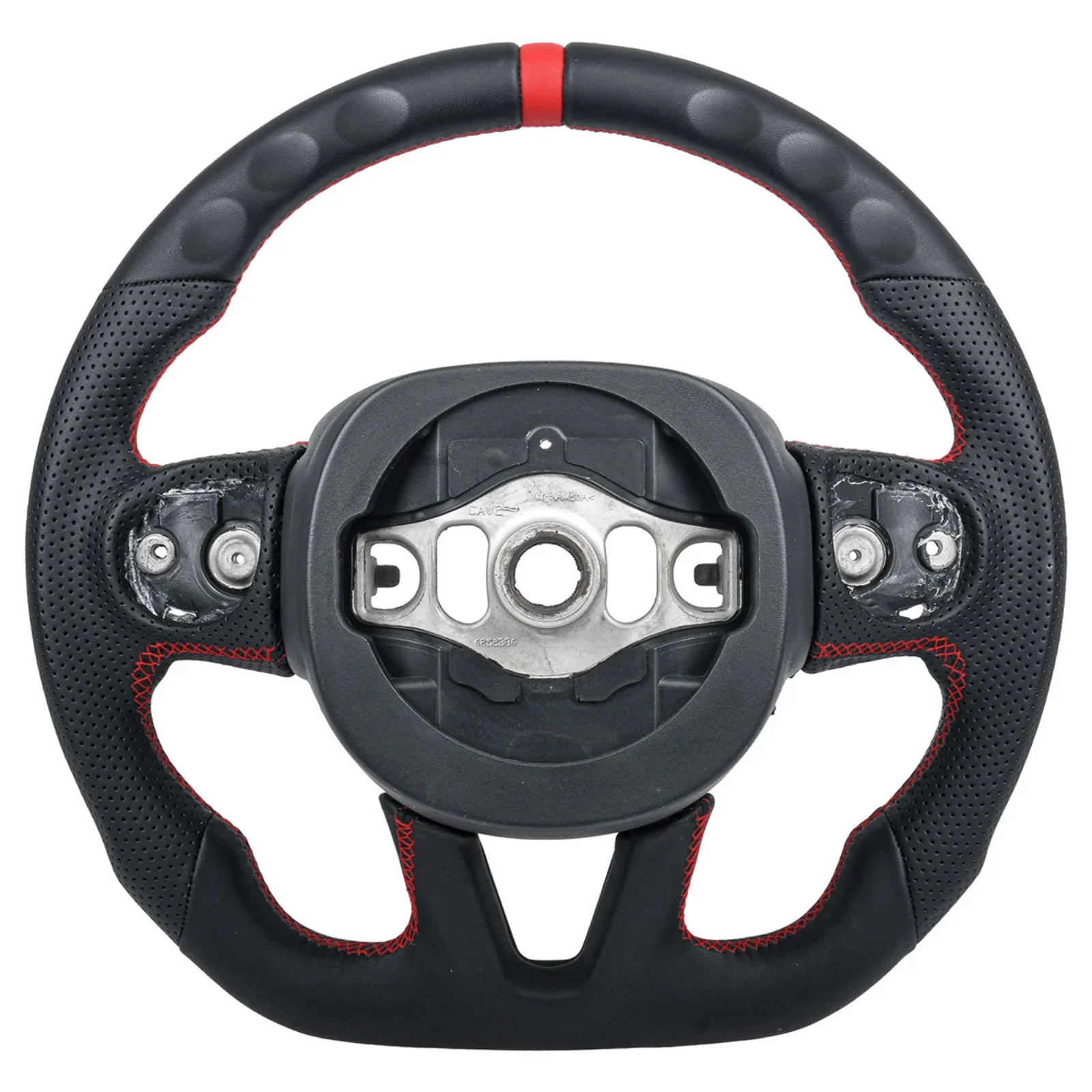 Fully Leather Steering Wheel For Dodge Challenger Charger SRT HELLCAT 2015 2016 2017 2018 2019 2020 2021 2023 Durango 2015-2020
