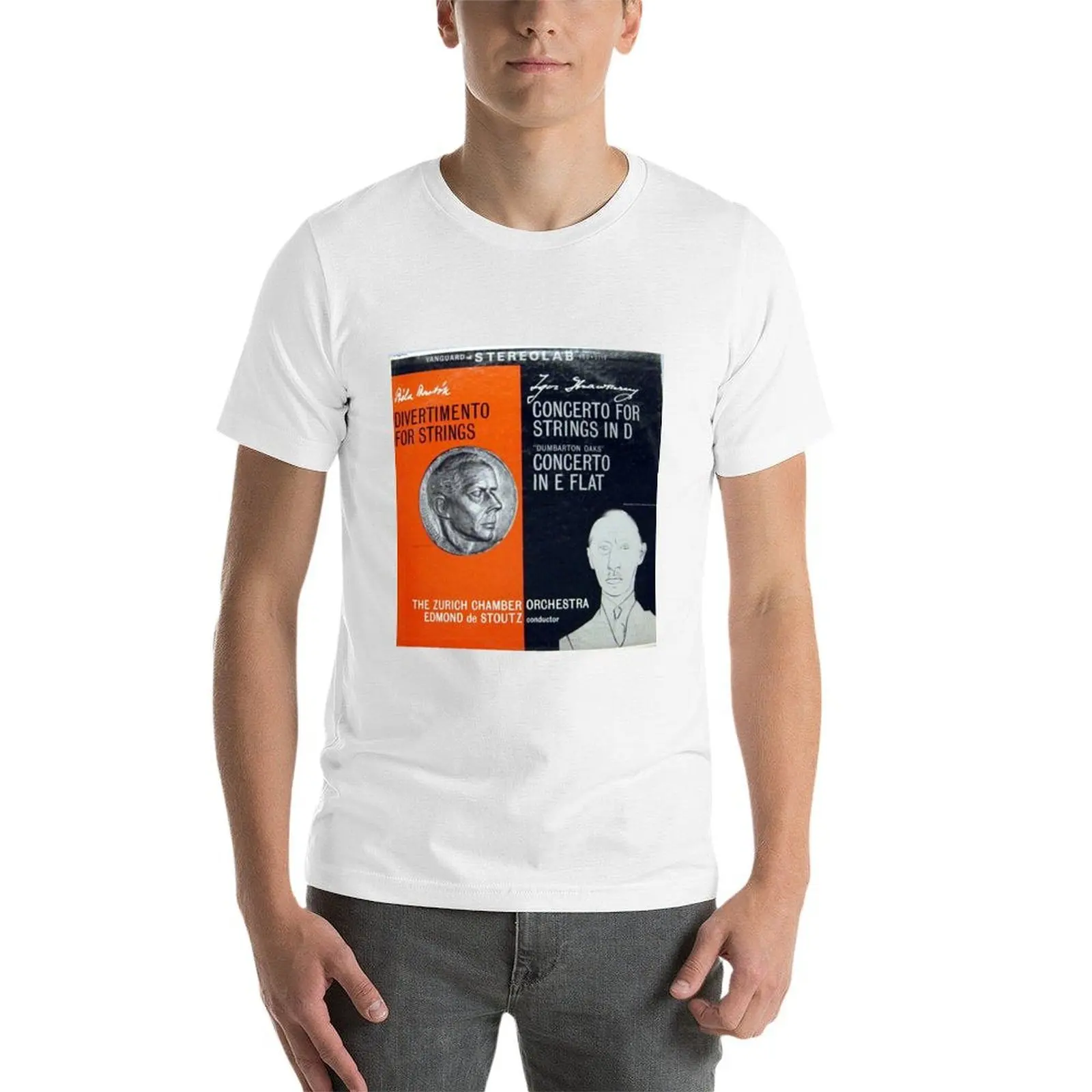 Stravinsky، Igor، Bartok، Bela، Zurich، الكلاسيكية، Avant Garde تي شيرت قطن تي شيرت حزمة رجل تي شيرت جرافيك تي شيرت #4