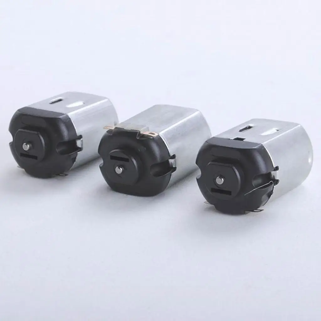RC Car Micro 130 Motor DIY DC 6V Silver Metal for Model Car Aircraft Boat Builder