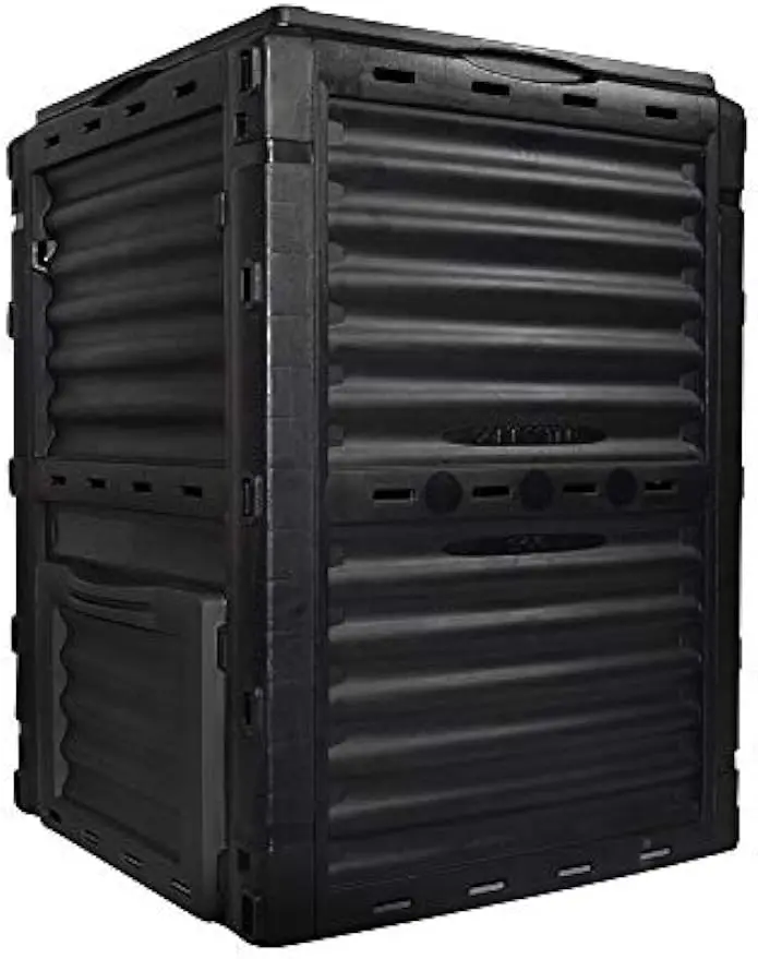 

80-галлонный контейнер для компоста без BPA, простая сборка и создание почвы для использования в саду