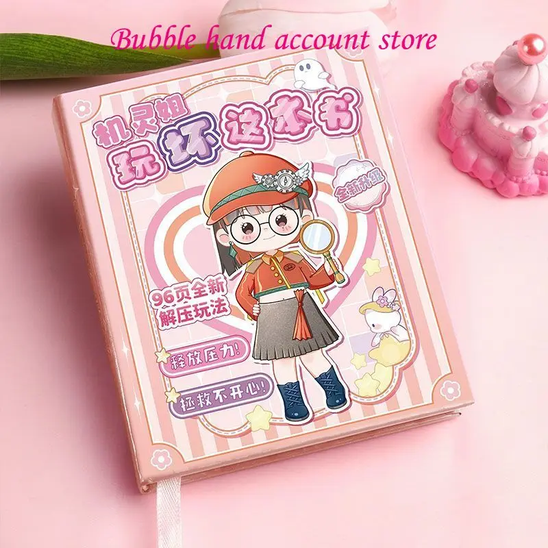 Smart Girl Mini Fun Decompression Notebook Portable Pocket Book Hand Account Peripheral