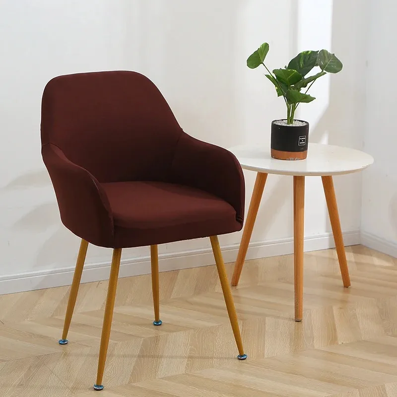 Modern High Arm Chair Cover Stretch Spandex Dining Chair Covers Slipcover Seat Covers for Computer Chairs Office Home