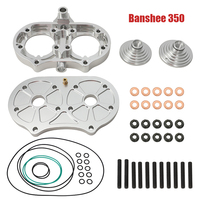 For Yamaha Banshee 350 1987 - 2006 Billet Cool Head with 21cc Domes O-rings Studs ORings Nuts and Washers Kit Aluminum