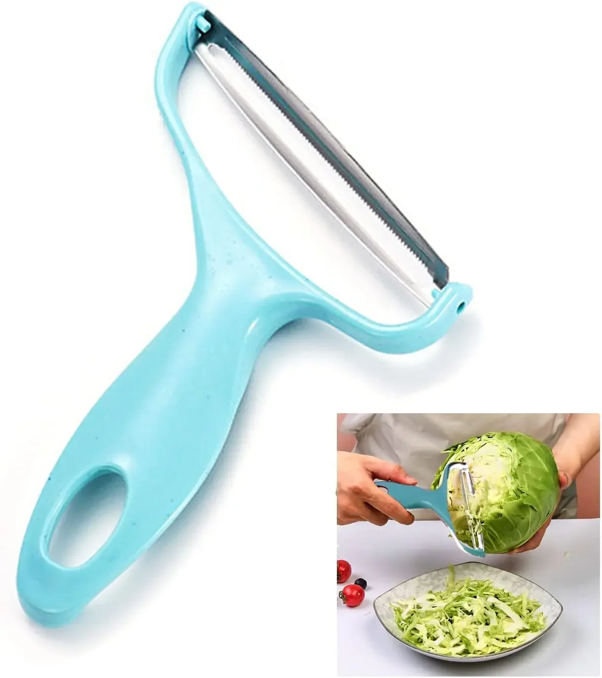 Egetablepotato Fruit Peeler Cabbage Cutting Machine Shredded Kitchen Stainless Steel Peeling Knife Gadget Shredded Cabbage