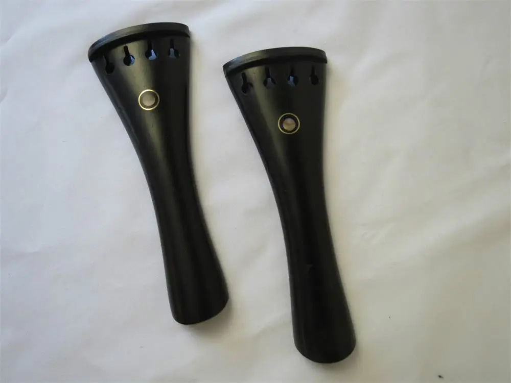 Great Viola part,2pcs Ebony viola tailpieces 4/4,Paris eye ornament