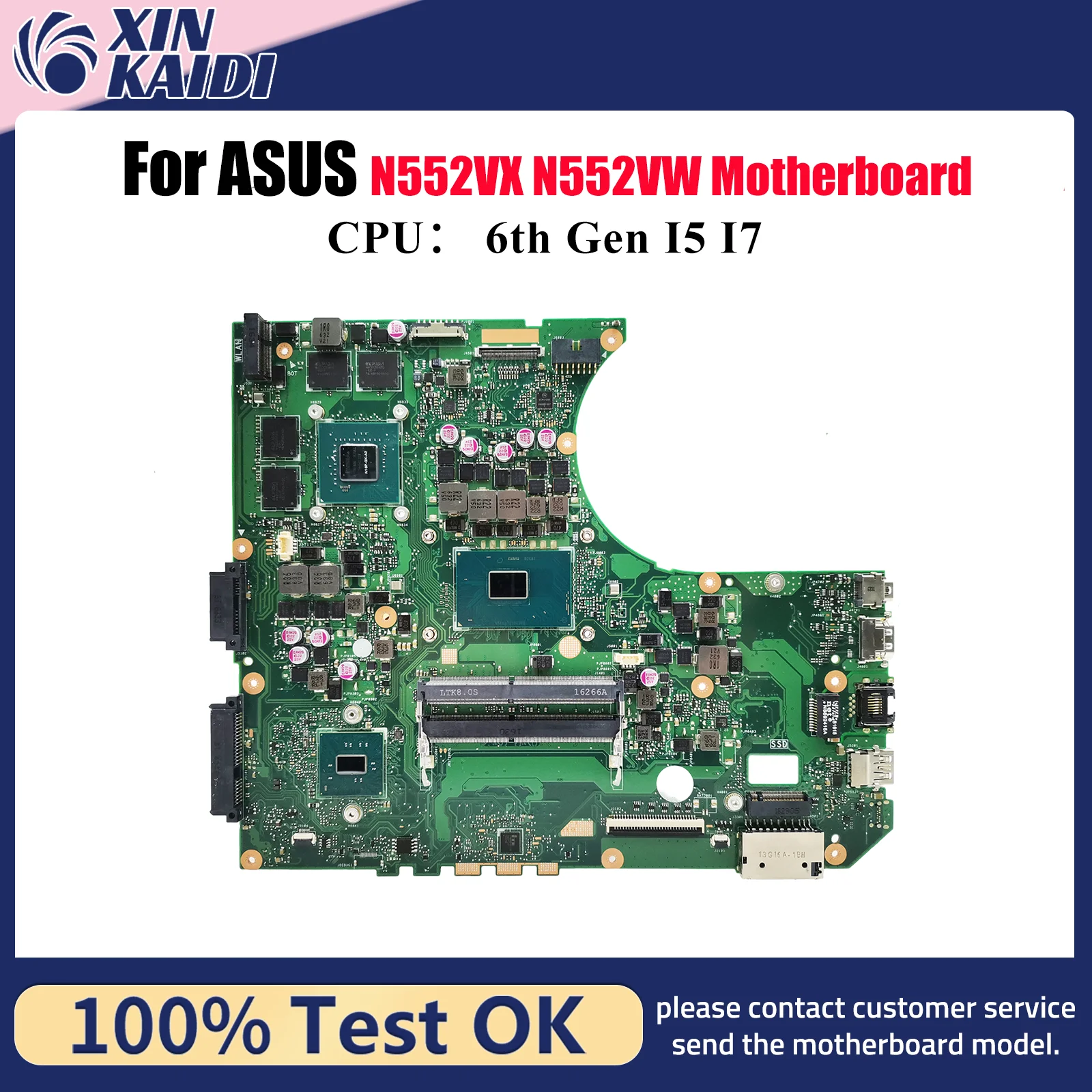 

N552VW Материнская плата для ноутбука ASUS ROG N552V N552VW N552VX Материнская плата для ноутбука с процессором I5 I7 100% тестирование ОК быстрая доставка stk