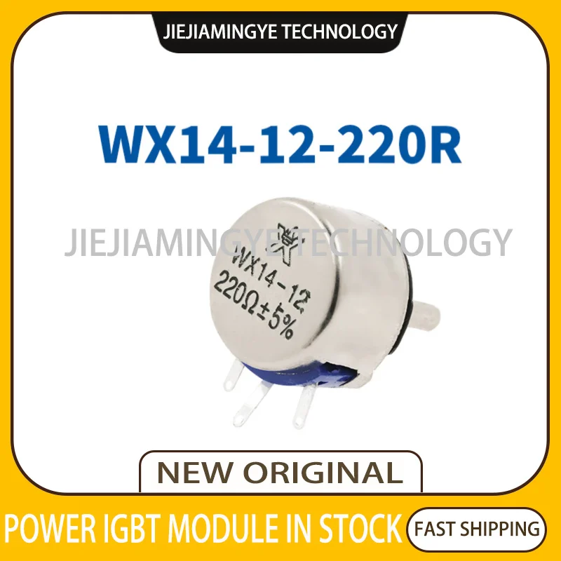 NEW Single coil wire wound potentiometer WX14-12 100R 220R 330R 470R 560R 680R 1K 1.5K 2.2K 3.3K 4.7K 5.1K 5.6K 6.8K 10K 15K 22K