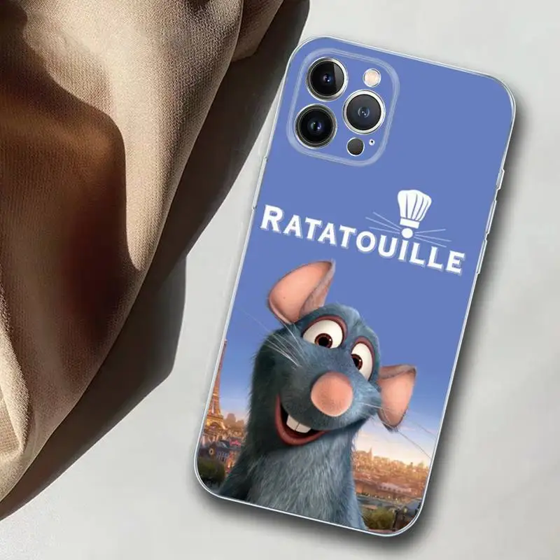 Disney Remy Ratatouille Phone Case For iPhone 14 13 12 Mini 11 Pro XS Max X XR SE 6 7 8 Plus Soft Silicone Cover