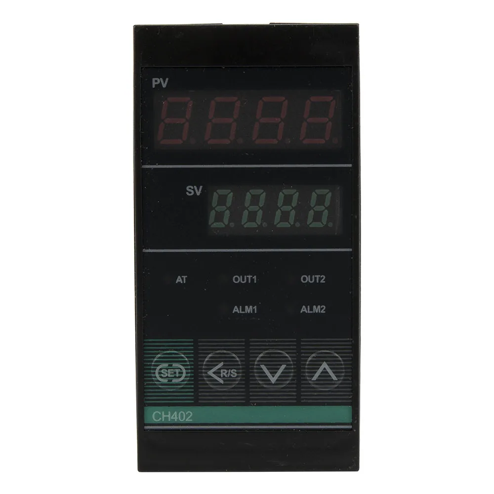 مرحل قصير CH402 + وحدة تحكم في درجة الحرارة الرقمية PID مخرج SSR (لا تشمل SSR)