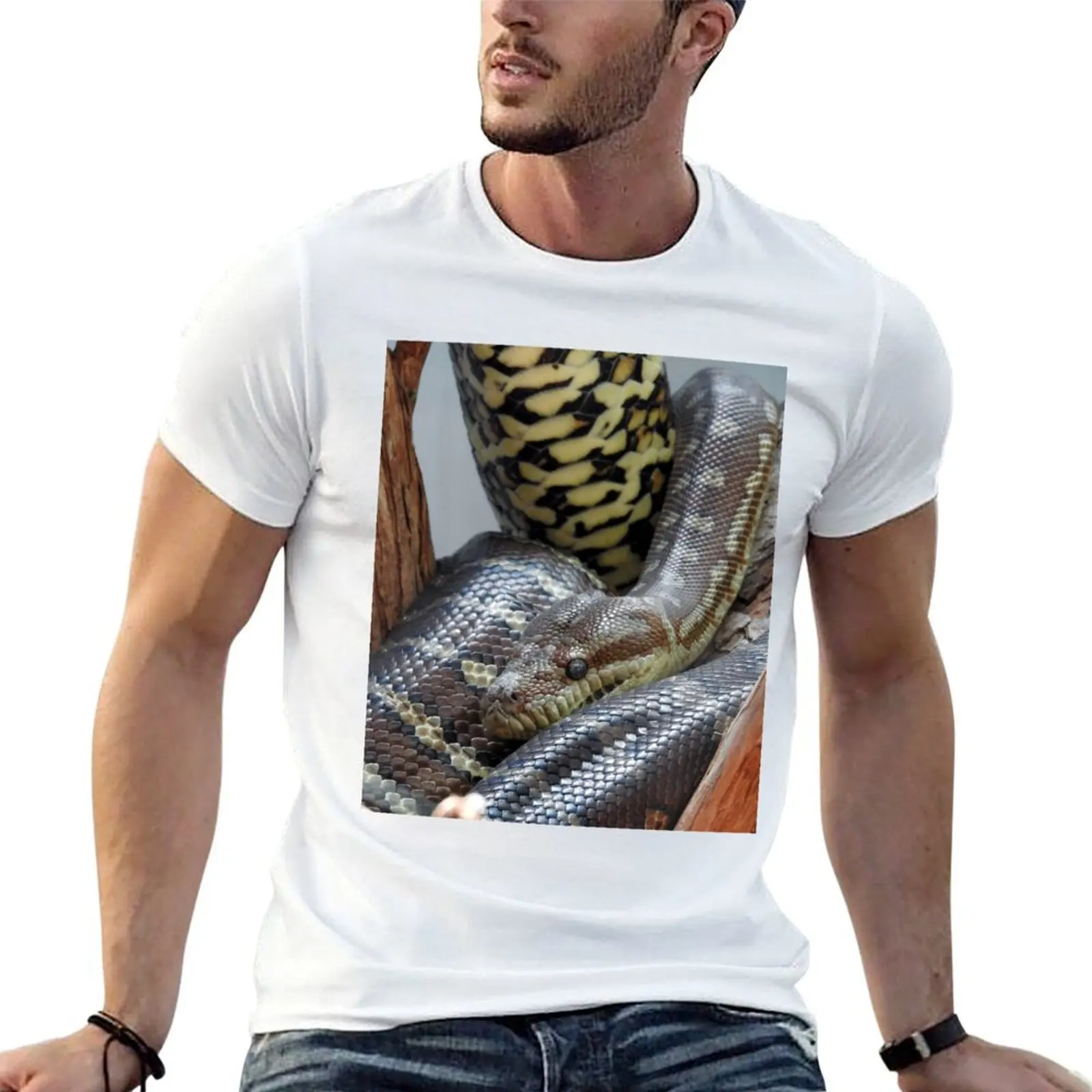 Centralian Carpet Python T-Shirt gifts for boyfriend vintage t shirts clothing for men