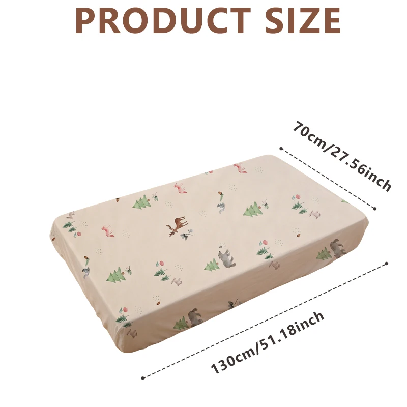 Baby Crib Sheets for Boys Girls Soft & Breathable & Cozy Fitted Crib Mattress Cover for Standard Crib Toddler Mattress