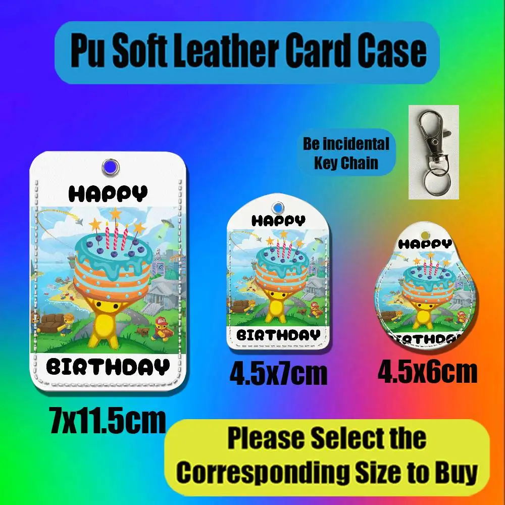 For Wobbly Life For AirTag Case Card Holder Keychain ID Credit Bank Access Badge For Air Tag Case Shell