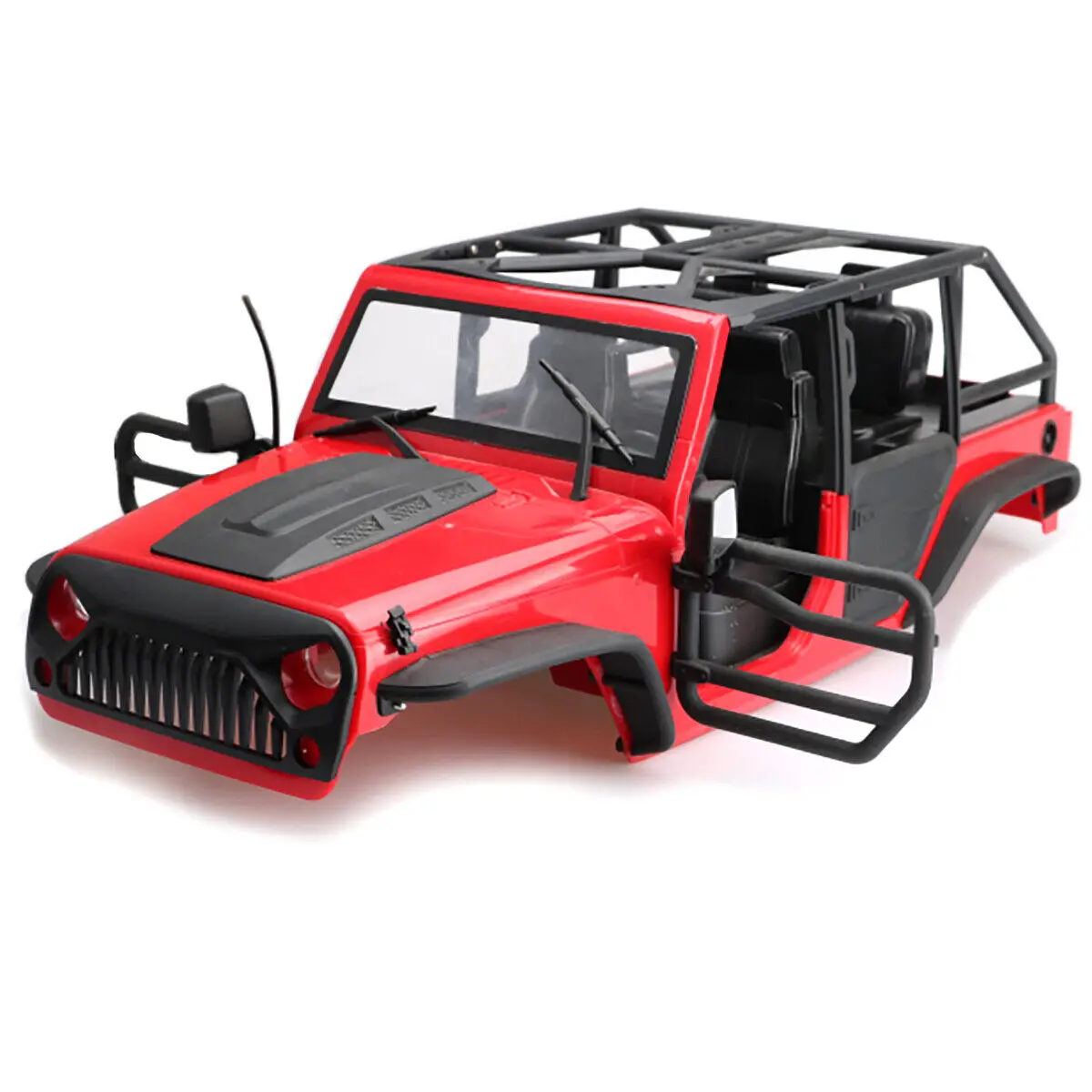 LCX Racing 1/10 RC Crawler ABS Hard Body 313mm Wheelbase for Axial SCX10 II 90046 90047 Upgrades Parts Accessories