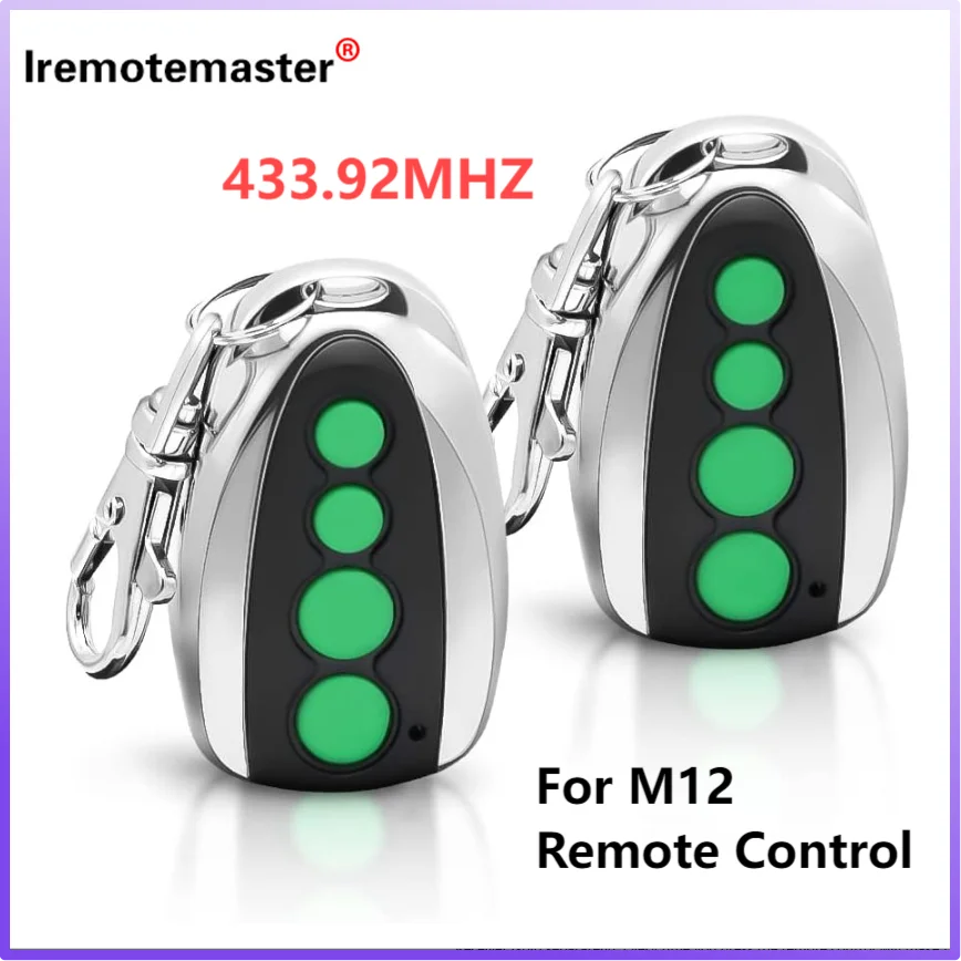 

For M12 Remote Control 4-Button Transmitter for Automatic Swing Sliding Gate Door Opener Wireless Transmitter Key Fob