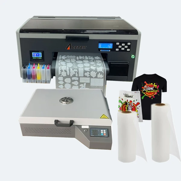 High Quality Acetek M30 Fast Desktop Dtf Printer Heat Transfer T-shirt Printing Film Machine Digital Inkjet A3 Xp600 L1800