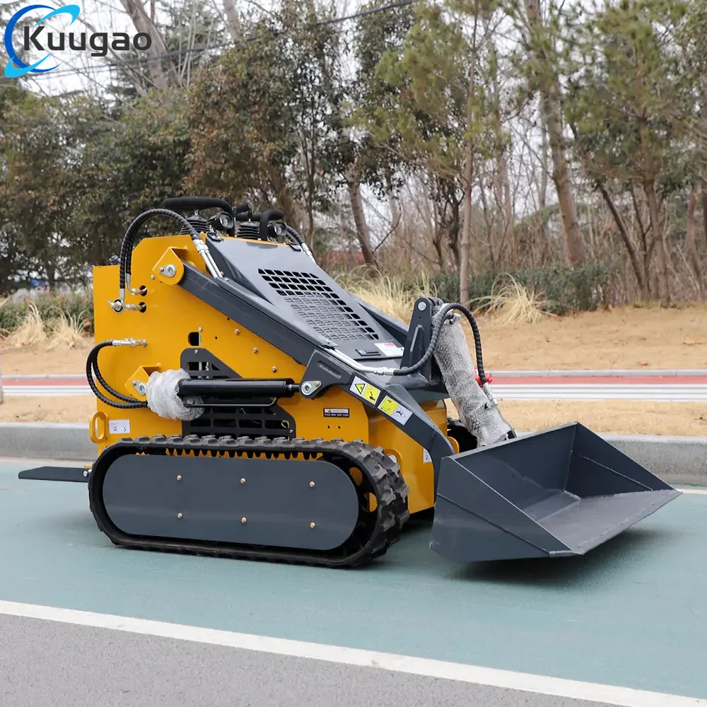 Small Digging Loader Home Use Crushing Equipment Mini Farmland Loose Soil Multi-Purpose Skid Steer Loader Attachments Customized