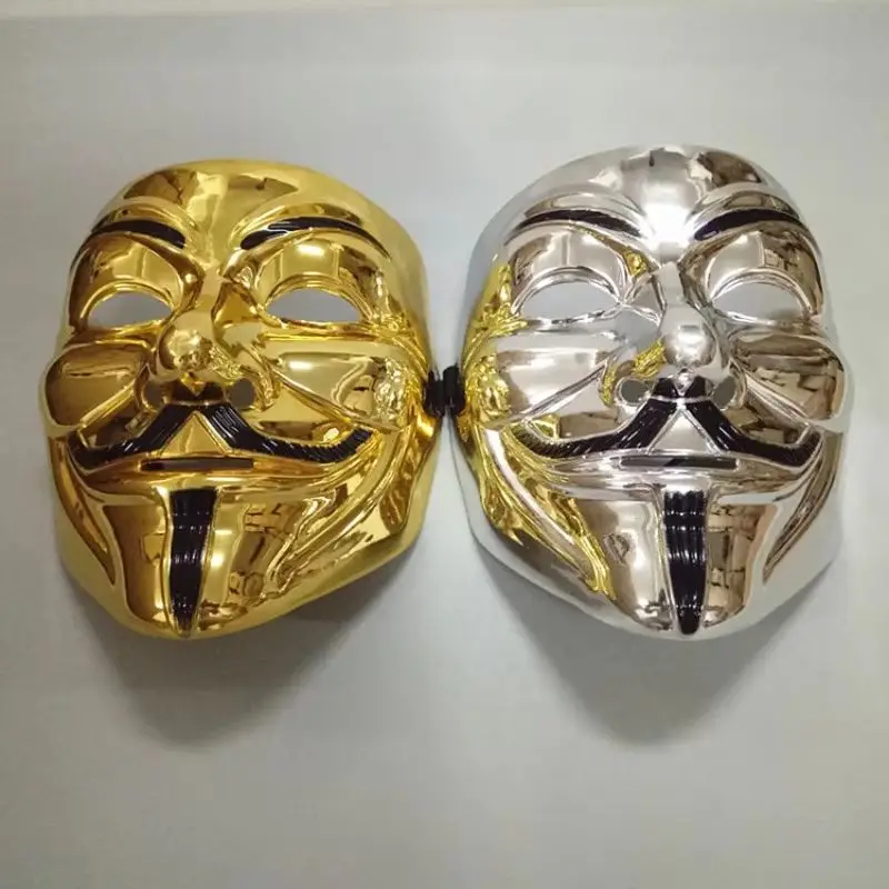 

V for Vendetta Adult Mask Anonymous Guy Fawkes Halloween Cosplay Party Accessory Hot Selling Mask