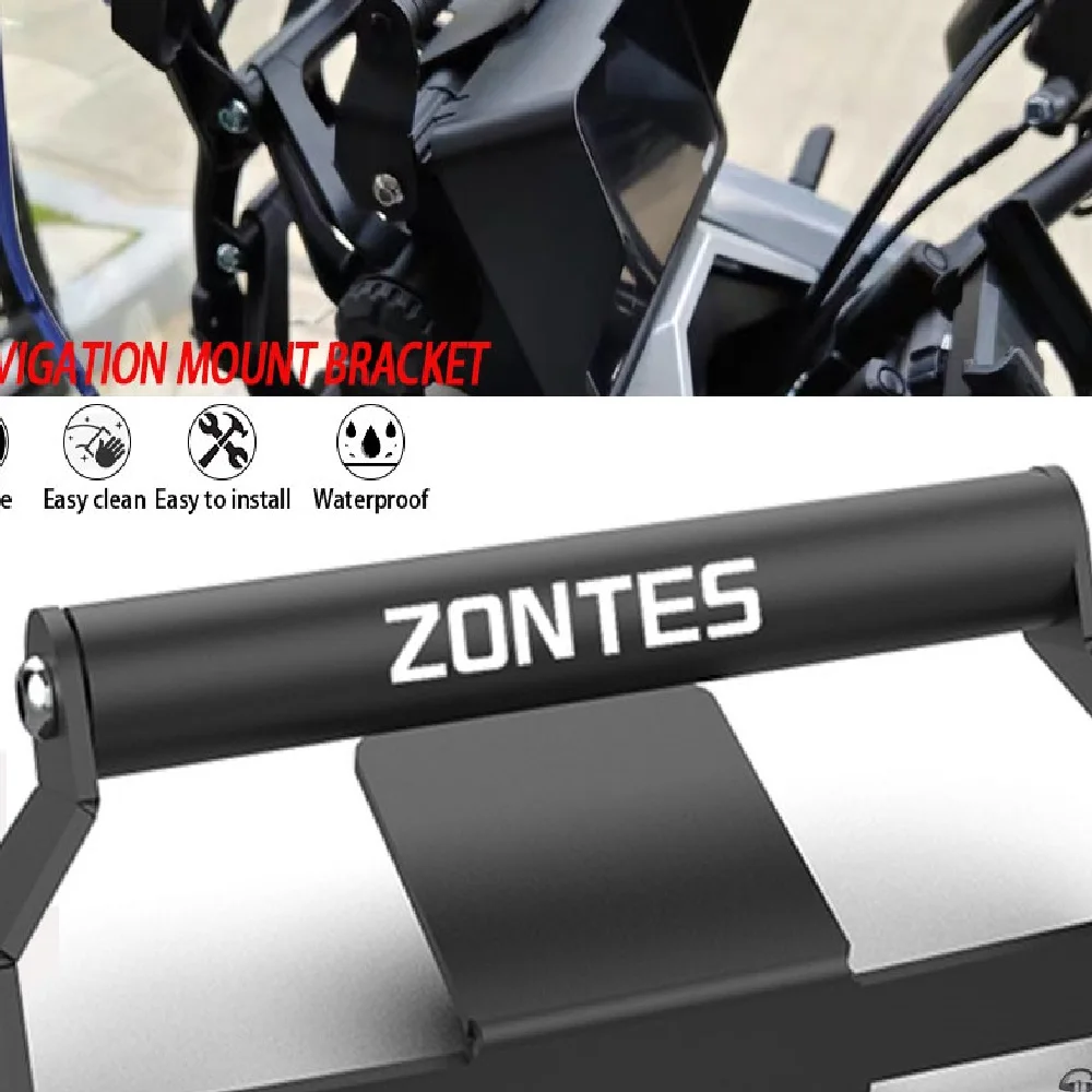 

For ZONTES 368G GPS ZT 368 G 2024 368G Navigation Brackets 2025 2024 Motorcycle Mobile Phone Bracket Modification Accessories