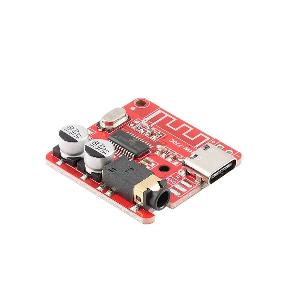 Bluetooth Audio Receiver Board 5.1 MP3 Lossless Decoder Micro USB 3.5mm Output Amplifier Module Type-C