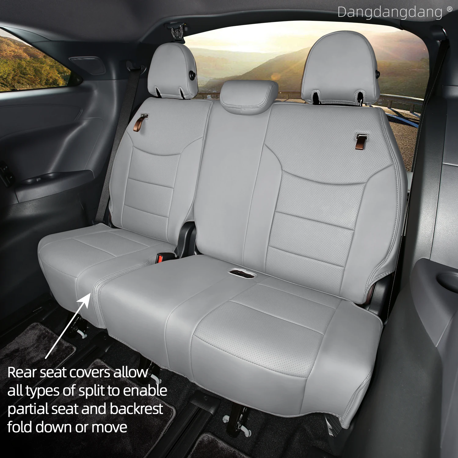 

For Toyota Sienna 2010 2011 2012 2013 7/8 Seats Faux Leather Custom Car Seat Covers Set Interior Protector Accessories