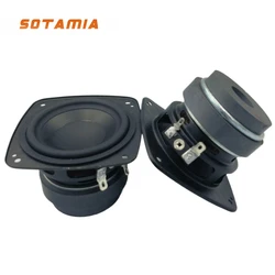 SOTAMIA 2 szt. 3-calowy głośnik pełnozakresowy 4 Ohm 25W Przenośny głośnik średniotonowy Audio Hifi Głośnik kina domowego do JBL Boombox 3