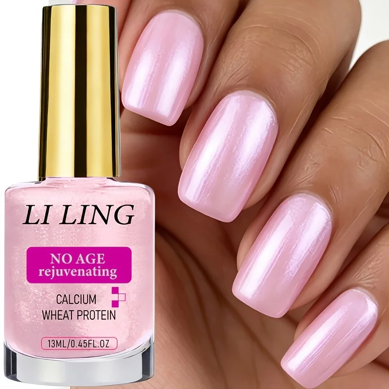 Sakura Pink Nail Polish, Alcohol-Free Portable, Quick Dry Long-Lasting Anti-Scratch, Brighten Skin