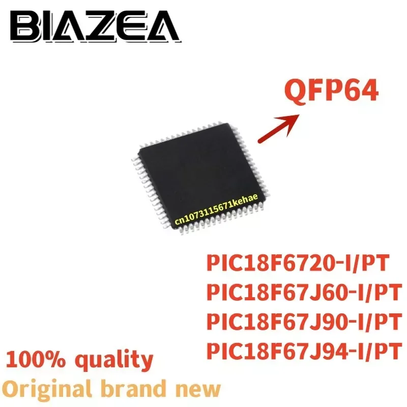 1piece PIC18F6720-I/PT PIC18F67J60-I/PT PIC18F67J90-I/PT PIC18F67J94-I/PT QFP64 Chipset