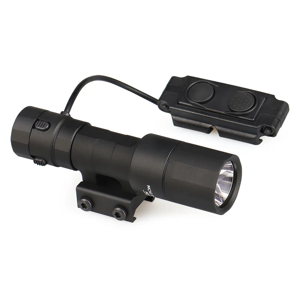 Tactical Micro 2.0 MCH Single Output Flashlight 1000 Lumens Hunting Light with Remote Press Switch fits 21.2mm Rails gs15-0157