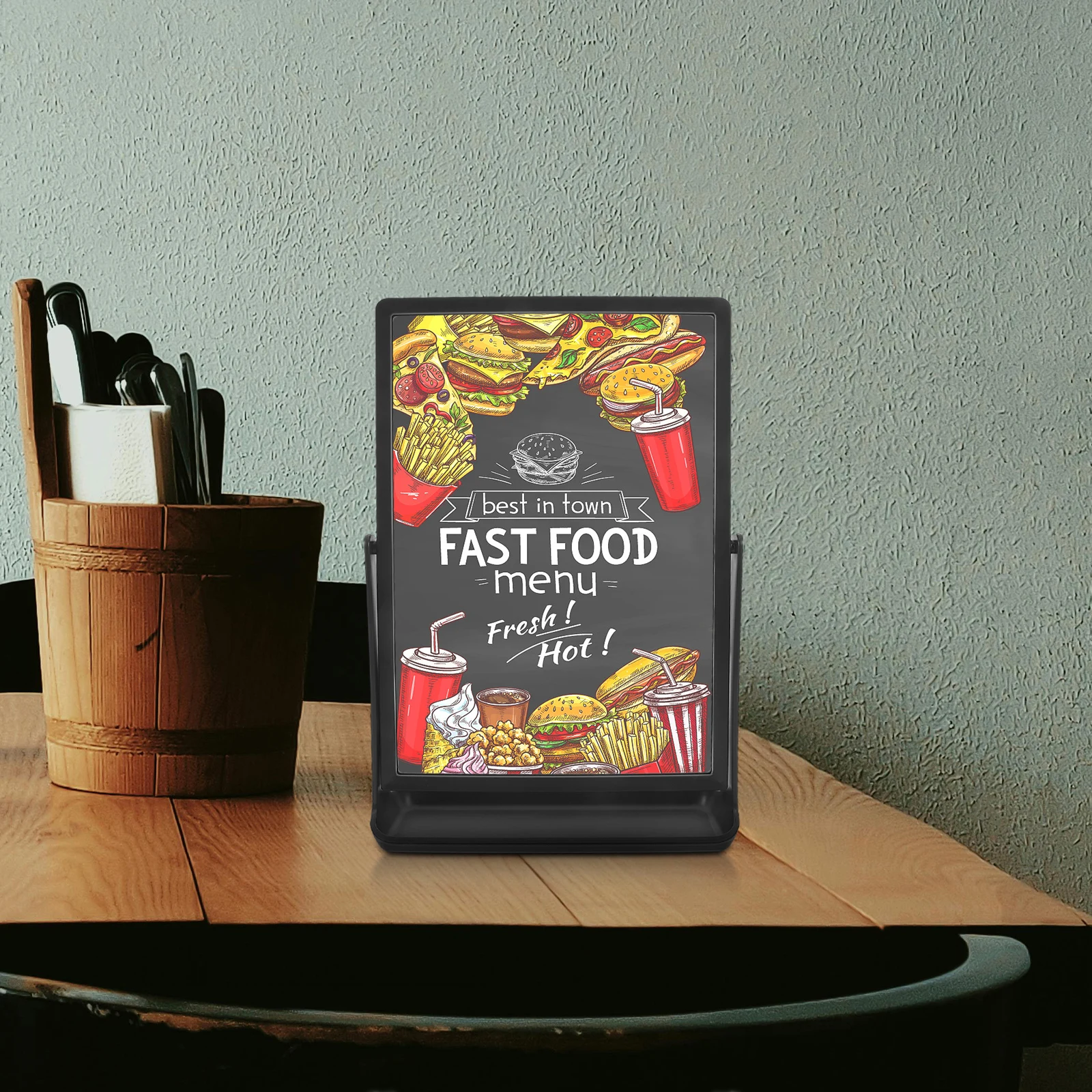 Table Display Stand Double-sided Tent Monitor Clear Menu 、PMMA Plastic Sign Holder Card