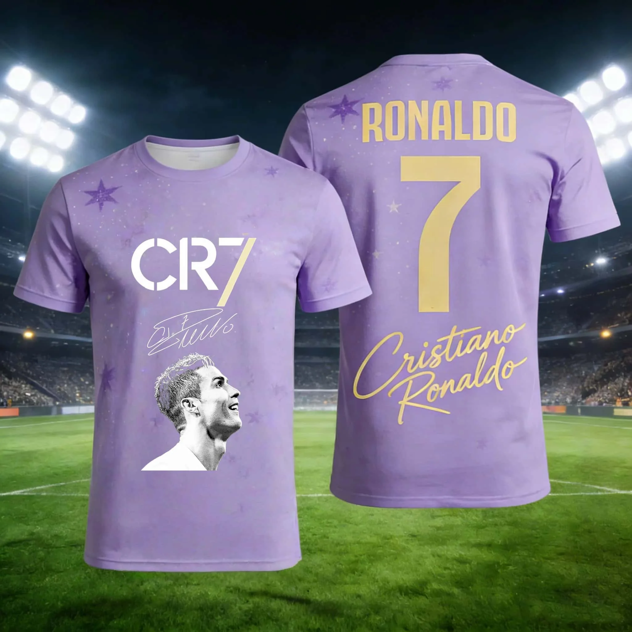 New Summer Style #Ronaldo No.7 #Signed 3D Football Training Loose-Fit Quick-Dry T-Shirt for Men and Women with Plus Sizes Kids