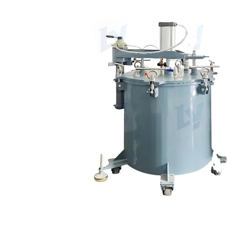 맞춤형 크기 이중 금형 공압 리프팅 뚜껑 금속 코팅 기계용 자동 개방 압력 배럴 핸드 플레이트