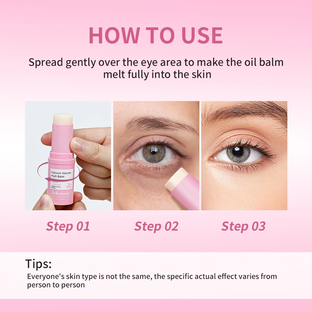 Lakerain Calcium Complex Eye Cream Stick Skin Tightening Anti-Wrinkle Eye Essence Stick for Beauty And Skincare - view 4