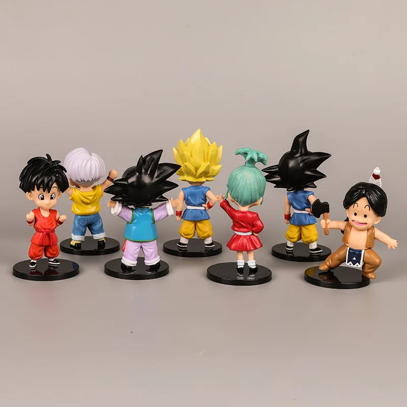 Figuras de acción de Dragon Ball Z, juguetes coleccionables de PVC, estatua de Son Goku Sohan Trunks, Son Goten Bulla, regalos para niños