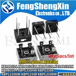 5pcs KBPC1506 KBPC1506W KBPC1508 KBPC1508W KBPC3504 KBPC3504W KBPC3506 KBPC3506W KBPC3508 KBPC3508W  rectifier bridge