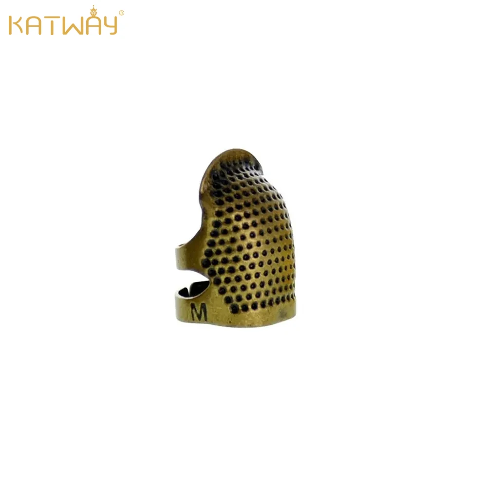 

Vintage Adjustable Sewing Thimble, Handmade Non-slip Embroidery Ring, Needle Presser Needle Hoop Finger Holder HH-AA322