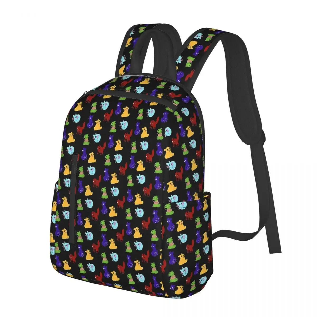 

Rain World Downpour Slugcats Student Backpack School Bag Hiking Travel Daypack for Boys Girls Fashion Bookbag Shoulder Bags