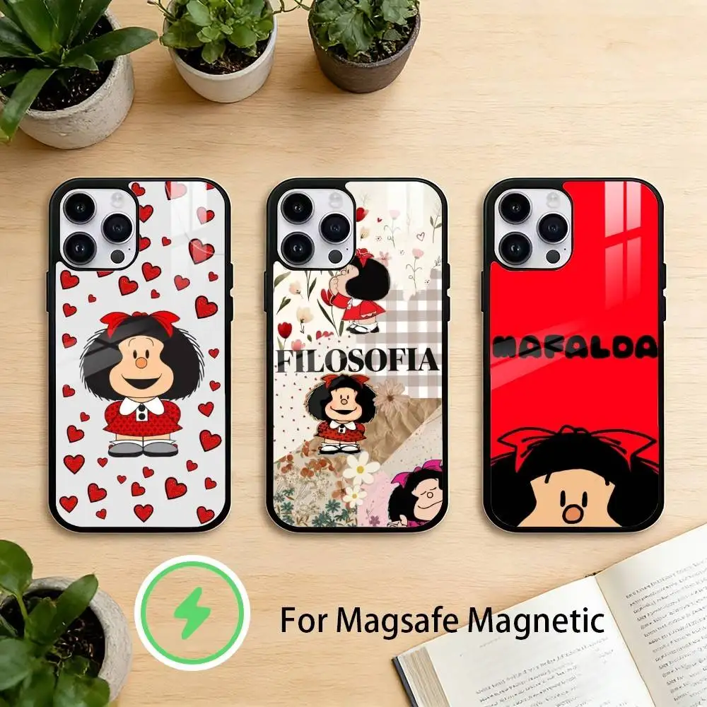 

M-mafalda Phone Case For iPhone 17/16/15/14/13/12/Plus/Pro/Max for Magnetic Wireless Charging