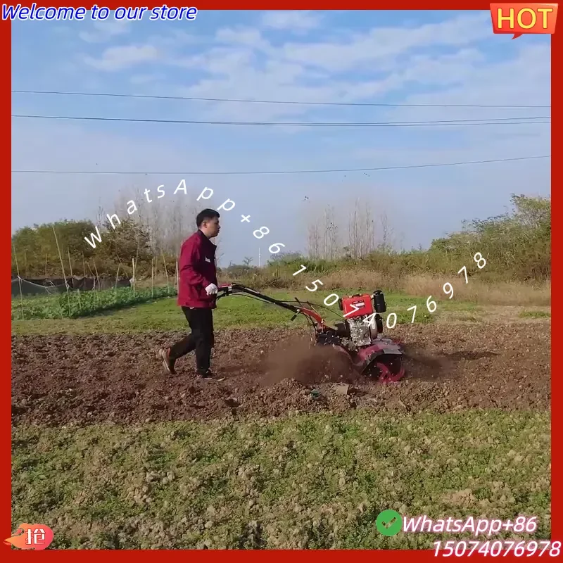 2026 Cost Effective New Chinese Cultivators 9 Horsepower 4wd Agricultural Machine Tillers