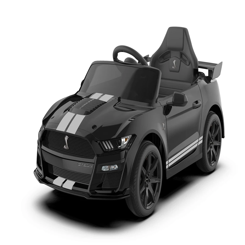 Ride On Kinderauto met afstandsbedieningen 12V Batterijaangedreven 2 rijmodi Auto's voor kinderen Sigle Seat Bluetooth Muziek LED-verlichting