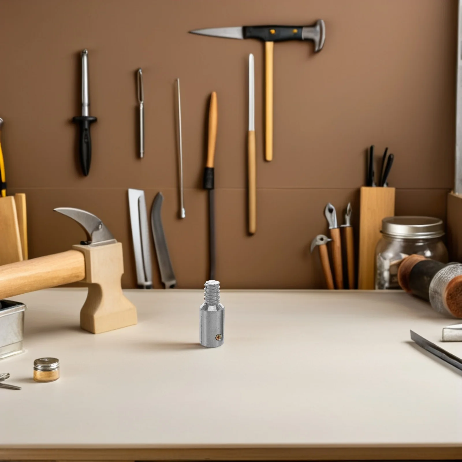 

3Pcs Aluminum Alloy Threaded Connectors 25mm for Mop Broom Handles American Style Threading Durable Lightweight Weather