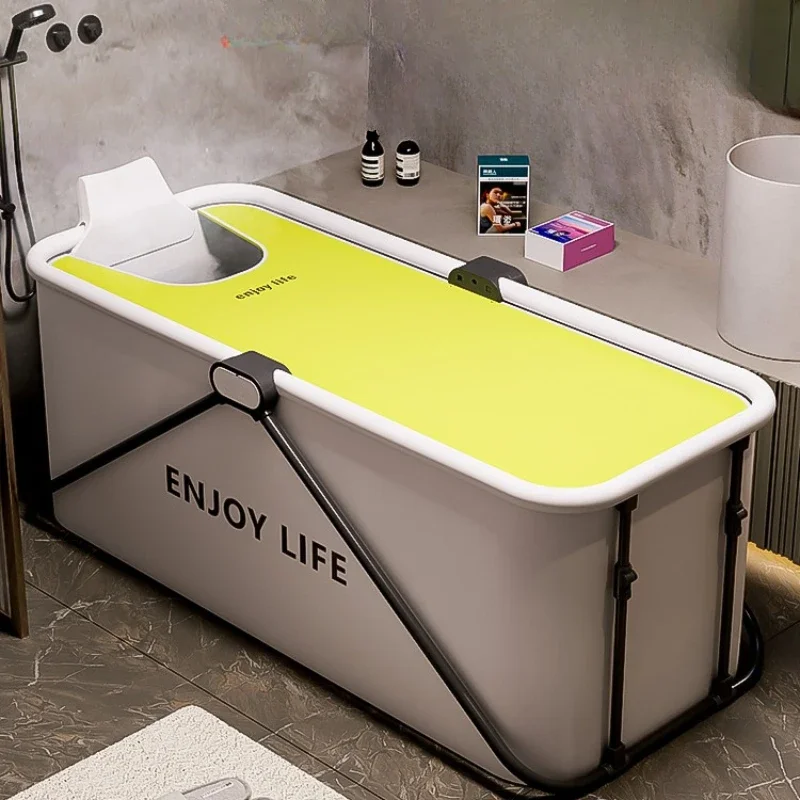 Folding bathtub for adults, soaking tub for babies, bathtub for infants, and bathtub for children. Full body sweat steaming