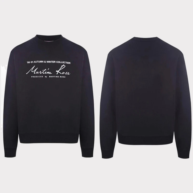 هاي ستريت الرجال النساء عادية مارتين روز هوديي مجموعة الخريف الجديدة طباعة جولة الرقبة مارتين روز البلوز البلوز