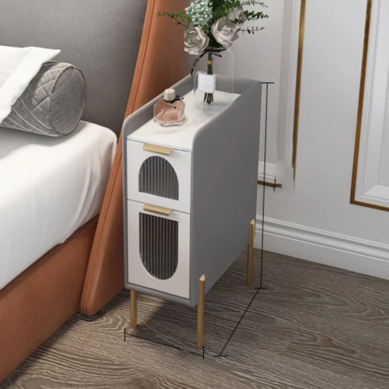 Nightstands Closets Nightstands Stand Nordic Small Coffee Luxury Beside Modern Drawers Bedside Mesa De Noche Bedroom Furniture