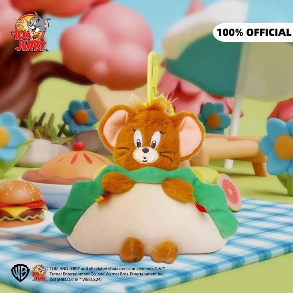 حقيقية أنيمي توم وجيري الحلوى سلسلة أفخم دمية المفاتيح Kawaii الكرتون متعة الكرواسون جيري بلوشيز الفتيات هدايا عيد الميلاد #1