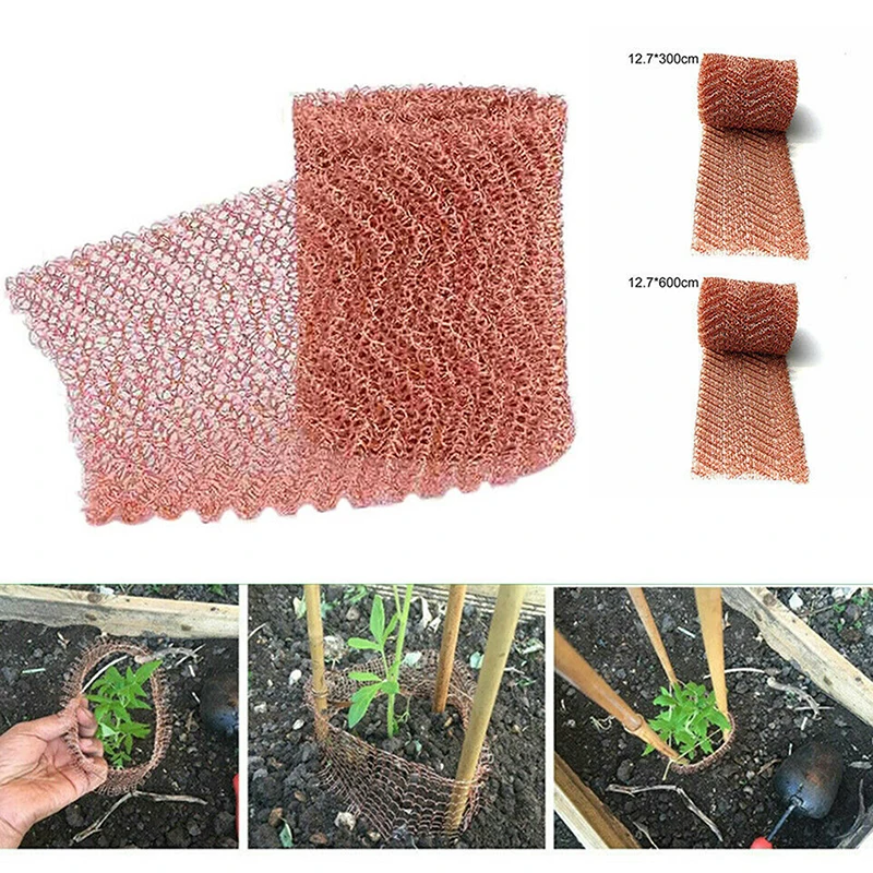 

3-15M Copper Wire Mesh Signal Shielding Net Anti-Snail Copper Wire Mesh Pest Rodent Net Garden Decoration Soffit Mesh 1PC