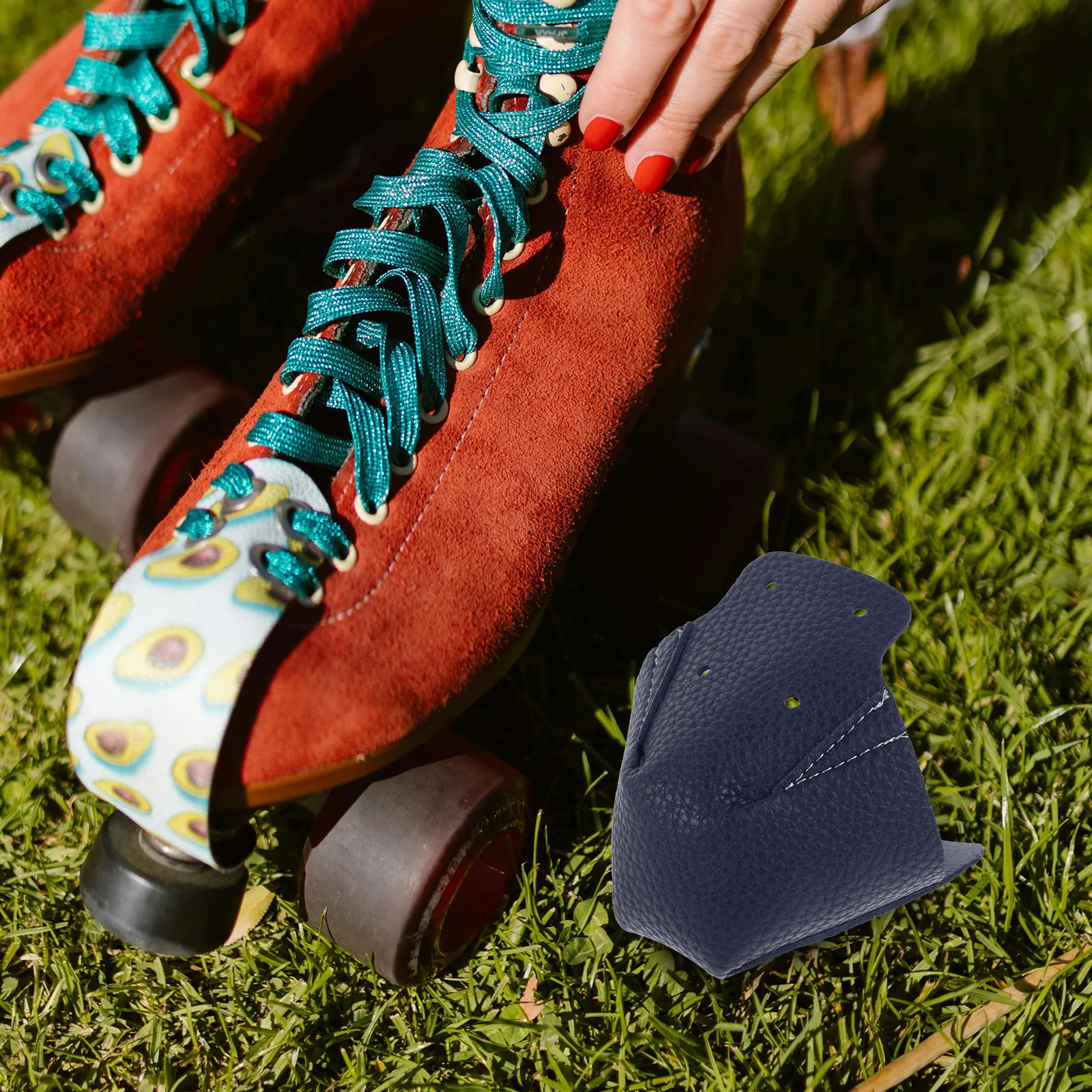 

2 шт. защитные накладки на коньки из полиуретана, съемные, для роликовых и ледовых коньков, амортизирующие, аксессуары